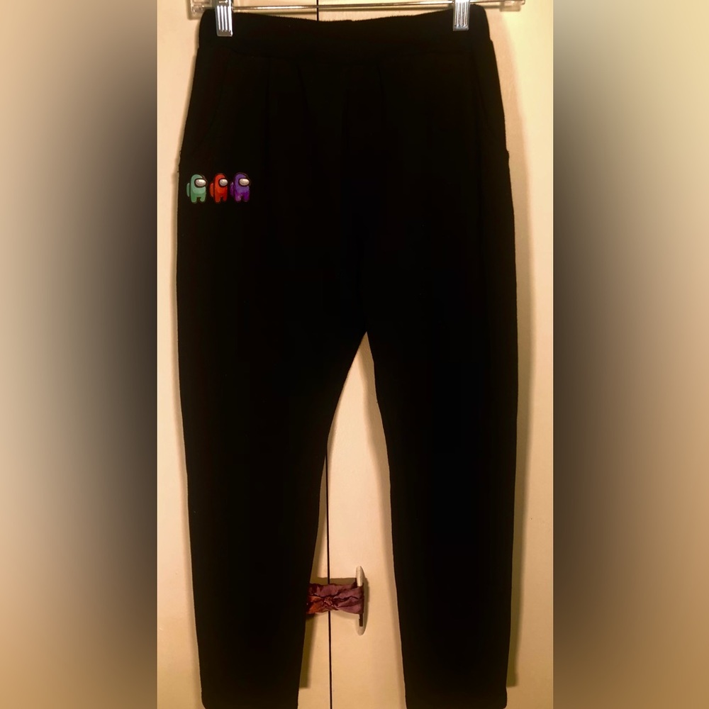 Among us black sweat pants